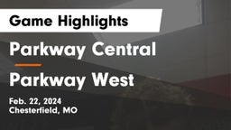 Parkway Central  vs Parkway West  Game Highlights - Feb. 22, 2024