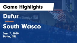 Dufur  vs South Wasco  Game Highlights - Jan. 7, 2020