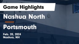 Nashua North  vs Portsmouth  Game Highlights - Feb. 20, 2024
