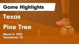 Texas  vs Pine Tree  Game Highlights - March 8, 2024