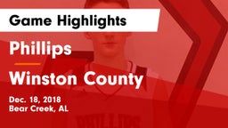 Phillips  vs Winston County  Game Highlights - Dec. 18, 2018