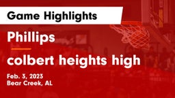Phillips  vs colbert heights high Game Highlights - Feb. 3, 2023