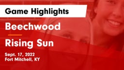 Beechwood  vs Rising Sun  Game Highlights - Sept. 17, 2022