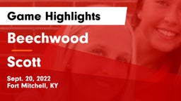 Beechwood  vs Scott  Game Highlights - Sept. 20, 2022