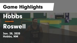 Hobbs  vs Roswell  Game Highlights - Jan. 28, 2020