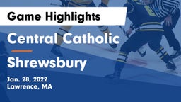Central Catholic  vs Shrewsbury  Game Highlights - Jan. 28, 2022