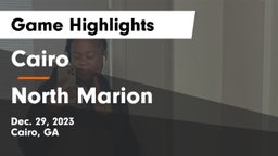Cairo  vs North Marion Game Highlights - Dec. 29, 2023