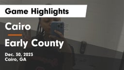 Cairo  vs Early County  Game Highlights - Dec. 30, 2023