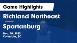 Richland Northeast  vs Spartanburg  Game Highlights - Dec. 20, 2023