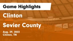 Clinton  vs Sevier County  Game Highlights - Aug. 29, 2022