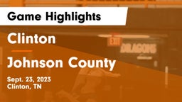 Clinton  vs Johnson County Game Highlights - Sept. 23, 2023