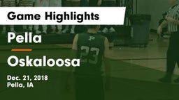 Pella  vs Oskaloosa  Game Highlights - Dec. 21, 2018