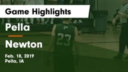 Pella  vs Newton   Game Highlights - Feb. 18, 2019