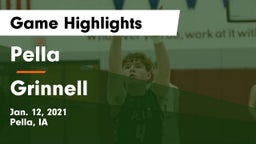 Pella  vs Grinnell  Game Highlights - Jan. 12, 2021