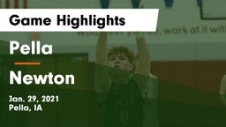 Pella  vs Newton   Game Highlights - Jan. 29, 2021