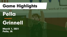 Pella  vs Grinnell  Game Highlights - March 1, 2021