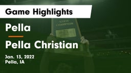 Pella  vs Pella Christian  Game Highlights - Jan. 13, 2022