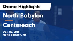 North Babylon  vs Centereach  Game Highlights - Dec. 20, 2018