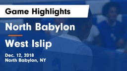 North Babylon  vs West Islip  Game Highlights - Dec. 12, 2018