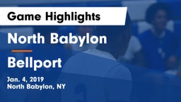 North Babylon  vs Bellport  Game Highlights - Jan. 4, 2019