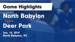 North Babylon  vs Deer Park  Game Highlights - Jan. 14, 2019