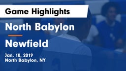 North Babylon  vs Newfield Game Highlights - Jan. 10, 2019