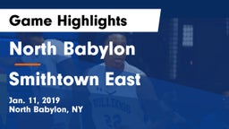 North Babylon  vs Smithtown East Game Highlights - Jan. 11, 2019