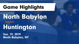 North Babylon  vs Huntington  Game Highlights - Jan. 19, 2019