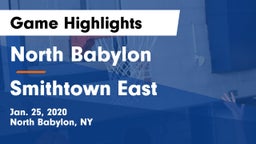 North Babylon  vs Smithtown East  Game Highlights - Jan. 25, 2020