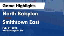 North Babylon  vs Smithtown East  Game Highlights - Feb. 21, 2021