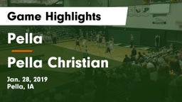 Pella  vs Pella Christian  Game Highlights - Jan. 28, 2019