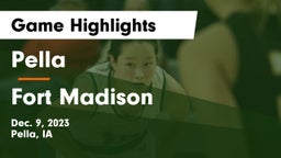 Pella  vs Fort Madison  Game Highlights - Dec. 9, 2023