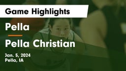 Pella  vs Pella Christian  Game Highlights - Jan. 5, 2024