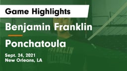 Benjamin Franklin  vs Ponchatoula  Game Highlights - Sept. 24, 2021