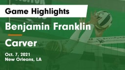 Benjamin Franklin  vs Carver Game Highlights - Oct. 7, 2021