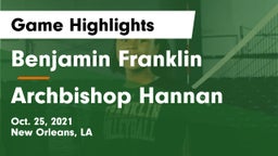 Benjamin Franklin  vs Archbishop Hannan  Game Highlights - Oct. 25, 2021