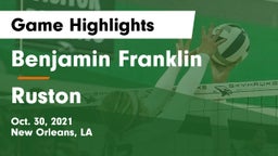 Benjamin Franklin  vs Ruston  Game Highlights - Oct. 30, 2021