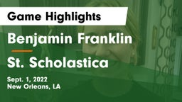 Benjamin Franklin  vs St. Scholastica Game Highlights - Sept. 1, 2022