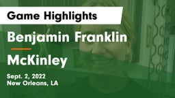 Benjamin Franklin  vs McKinley Game Highlights - Sept. 2, 2022