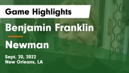 Benjamin Franklin  vs Newman  Game Highlights - Sept. 20, 2022