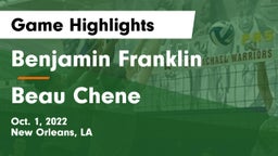 Benjamin Franklin  vs Beau Chene  Game Highlights - Oct. 1, 2022