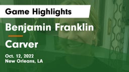 Benjamin Franklin  vs Carver Game Highlights - Oct. 12, 2022