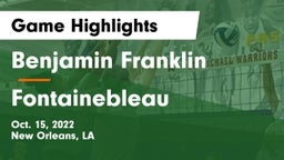 Benjamin Franklin  vs Fontainebleau  Game Highlights - Oct. 15, 2022