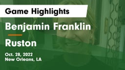Benjamin Franklin  vs Ruston  Game Highlights - Oct. 28, 2022