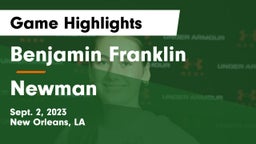 Benjamin Franklin  vs Newman  Game Highlights - Sept. 2, 2023