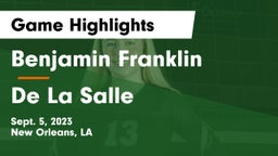 Benjamin Franklin  vs De La Salle  Game Highlights - Sept. 5, 2023