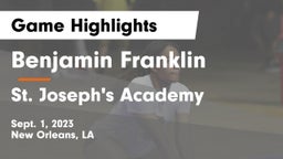Benjamin Franklin  vs St. Joseph's Academy  Game Highlights - Sept. 1, 2023