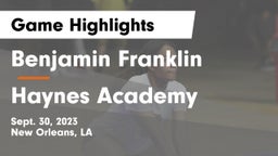 Benjamin Franklin  vs Haynes Academy Game Highlights - Sept. 30, 2023