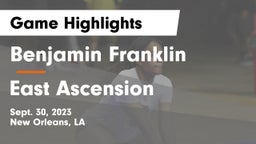 Benjamin Franklin  vs East Ascension  Game Highlights - Sept. 30, 2023