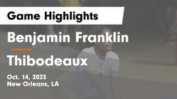 Benjamin Franklin  vs Thibodeaux  Game Highlights - Oct. 14, 2023